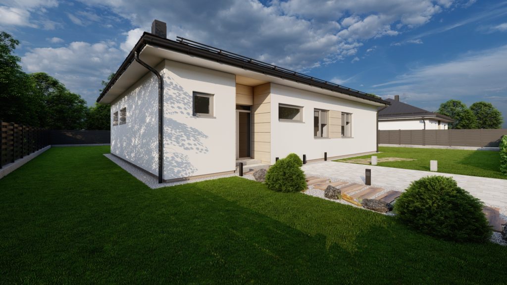 projekt bungalov b6