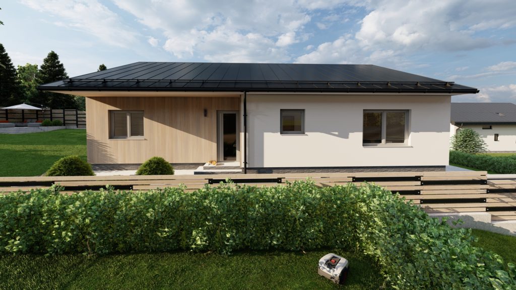 projekt bungalov b8