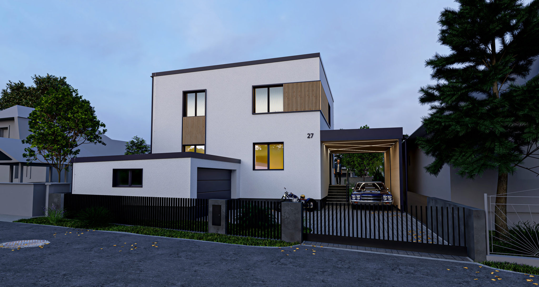 projekt poschodovy p4